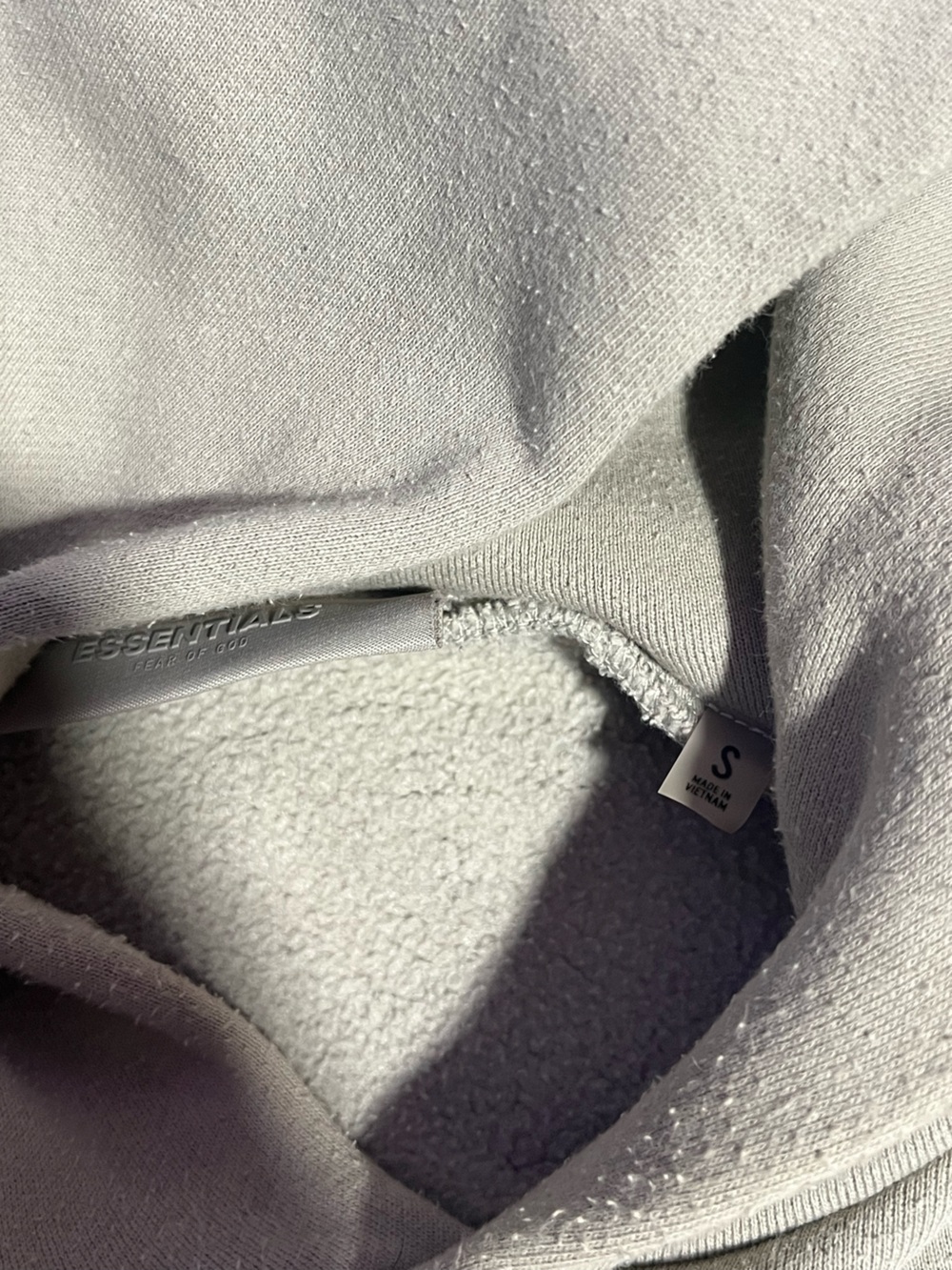 Essentials Hoodie Cream/Biege - Picture 4 of 7